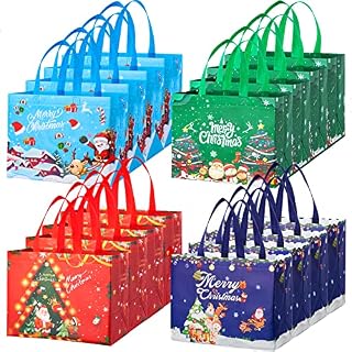 ZUIYIN Santa Hat Christmas Hats for Adults, Luxury Plush Xmas Hat & Glitter Party Santa Claus Glasses Frames for New Year Festive, Holiday Party Christmas Props, Santa Outfit Accessory