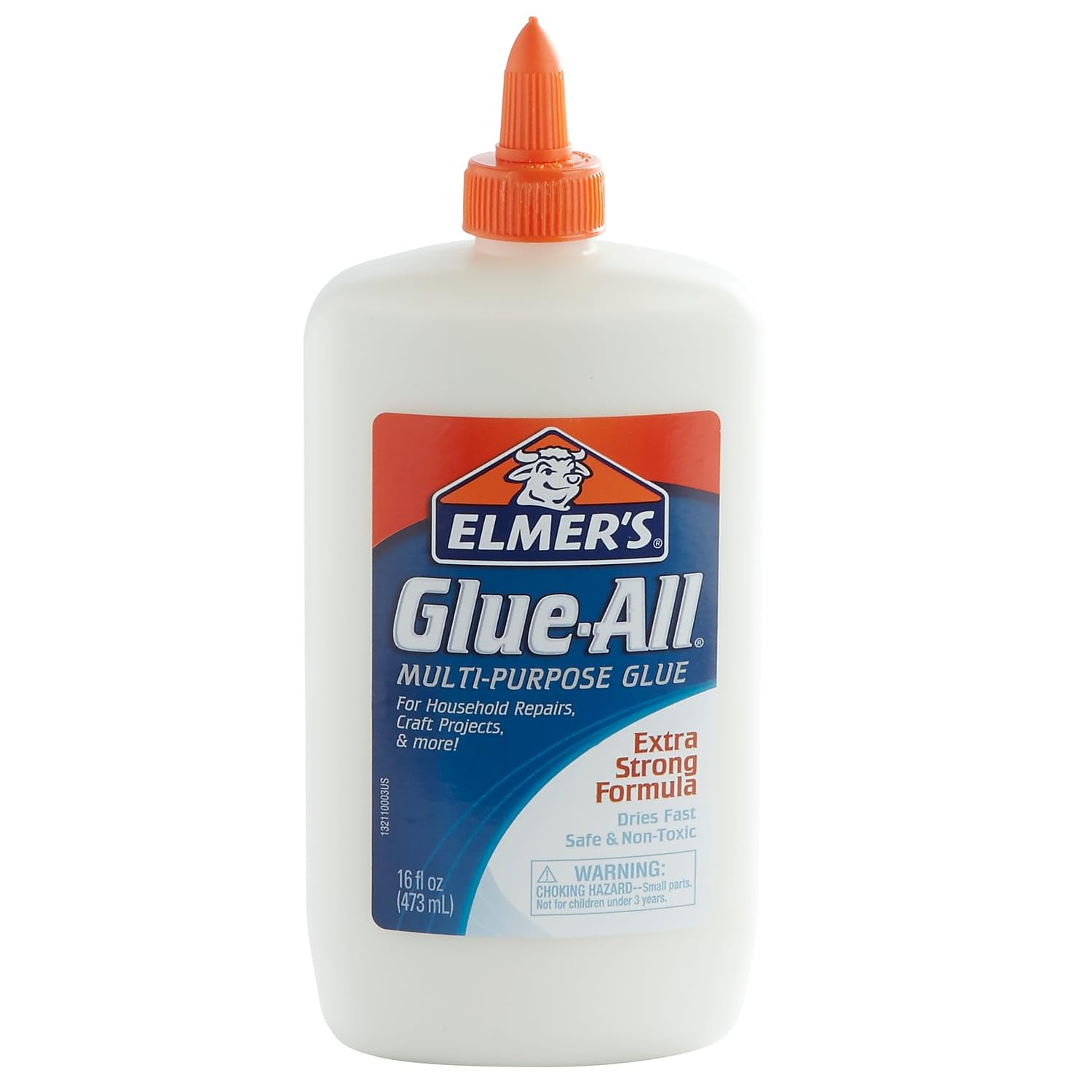 Glue-All Multi-Purpose Glue, 16 Ounces, White (E1321)