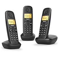 Gigaset A170 Trio - Tre Telefoni Portatili, Display Illuminato