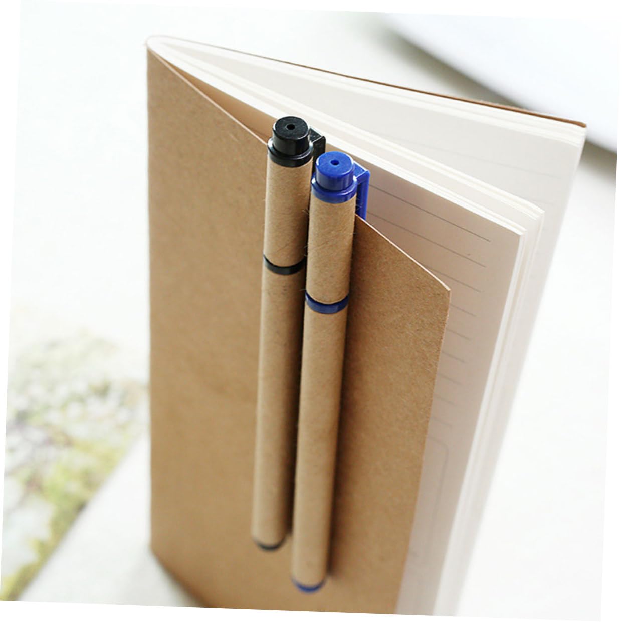 Tofficu 50piezas Bolígrafos De Gel Para Tinta De Secado Rápido Para Escritura y Exámenes Diseño Kraft