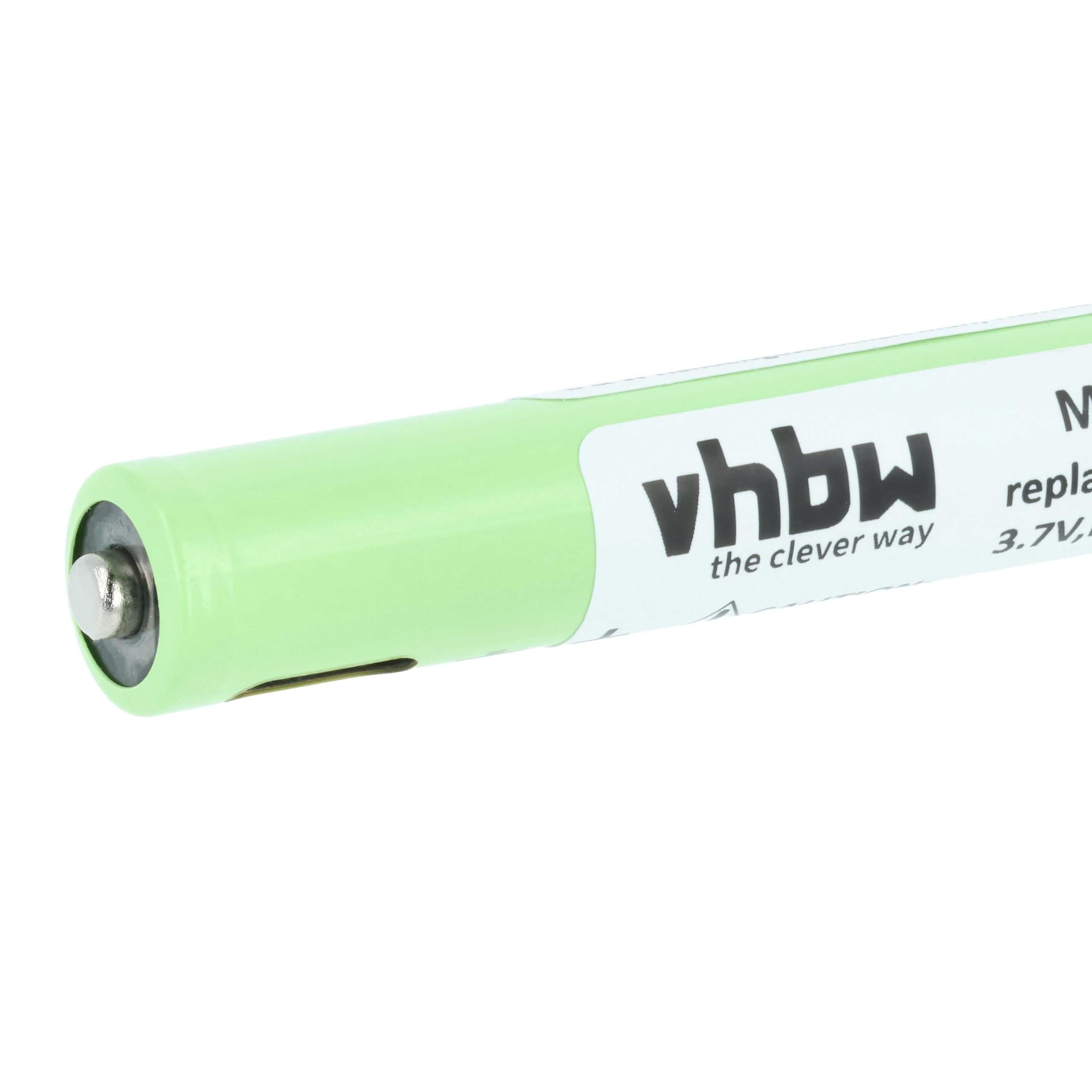vhbw 3 x akumulator kompatybilny z Ledlenser P4R Core latarka czołowa (650 mAh, 3,7 V, litowo-polimerowa)