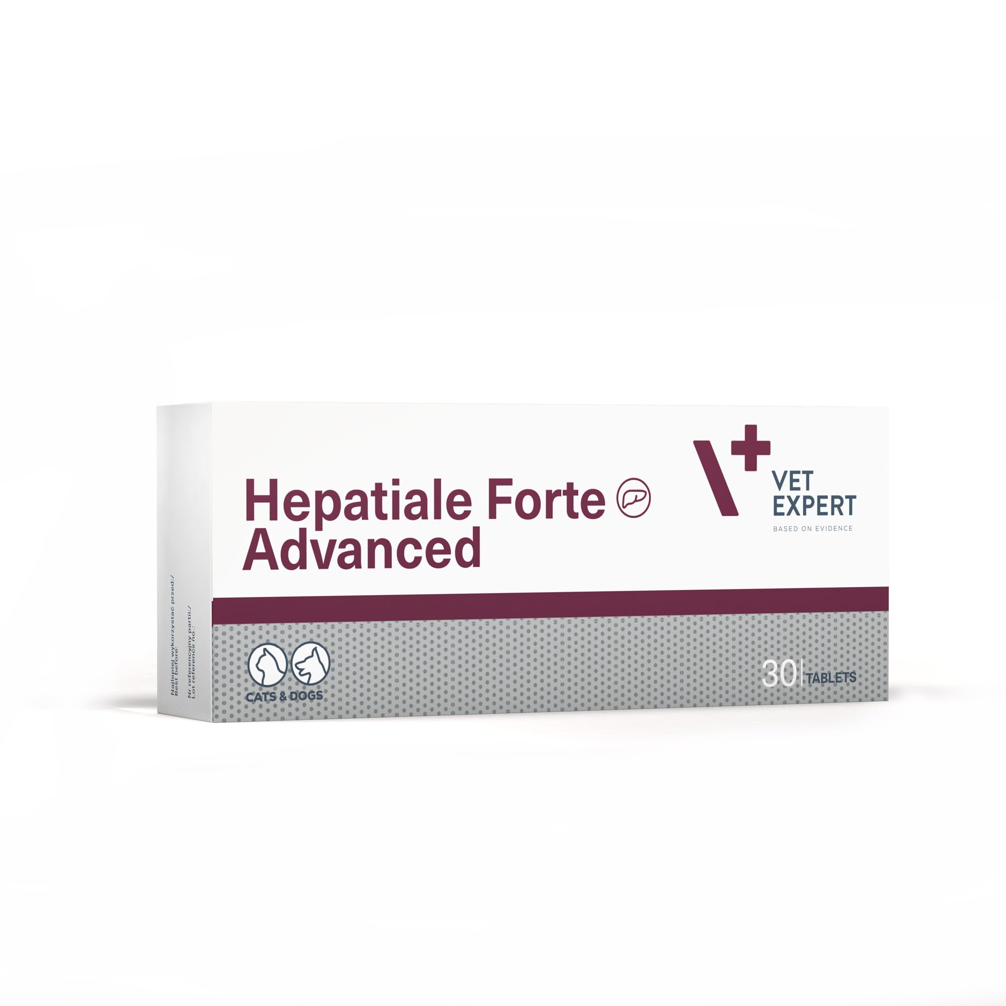 Vet Expert Hepatiale Forte Advanced - Suplemento hepático para perros y gatos - 30 tabletas