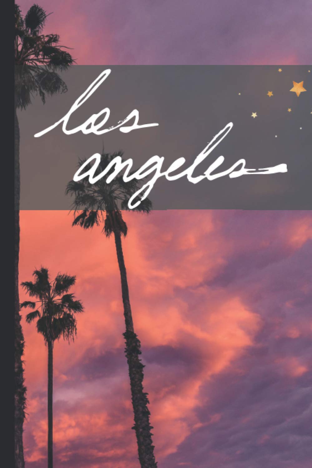 Los Angeles Notebook: Stylish 6" x 9" Journal with Los Angeles Photography Design Blank Lined Interior