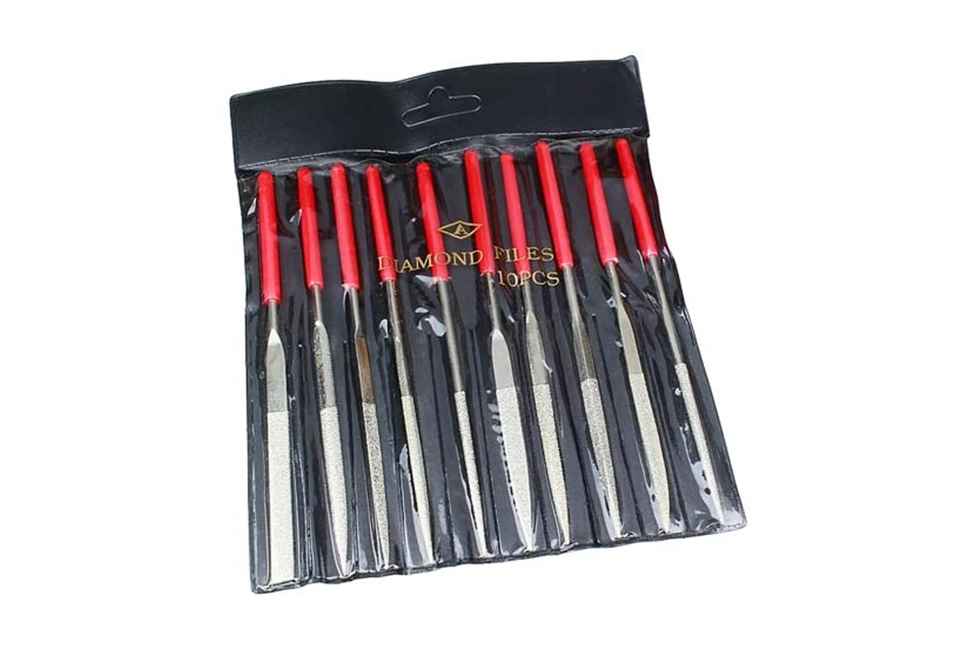 Set 10 Lime ad Ago di Precisione Diamantate 160mm Raspe per Metallo Legno