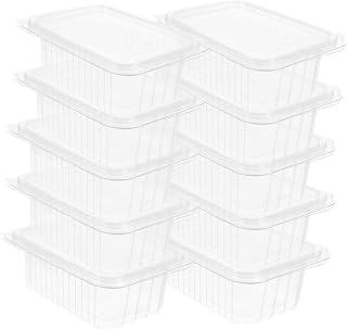 ibasenice 10pcs Small Honey Storage Containers with Lid for Beekeepers Honey Holder for Refrigeration and Packing Easy to Clean Beekeeping Tool Honeycomb Box