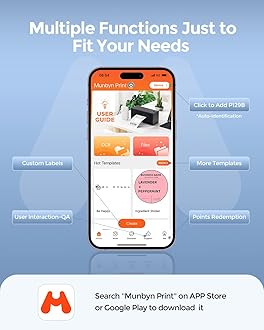 MUNBYN Shipping Label Printer Bluetooth, Postage Thermal Label Printer 4x6 for Business, Compatible with Etsy, Shopify, eBay, Royal Mail, DHL, DPD, Evri, No Ink and Toner, 129B, Grey