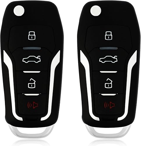 Control remoto de entrada sin llave CWTWB1U331 315MHz 4 botones de repuesto para Ford Lincoln Mercury Mazda 2000-2020, paquete de 2