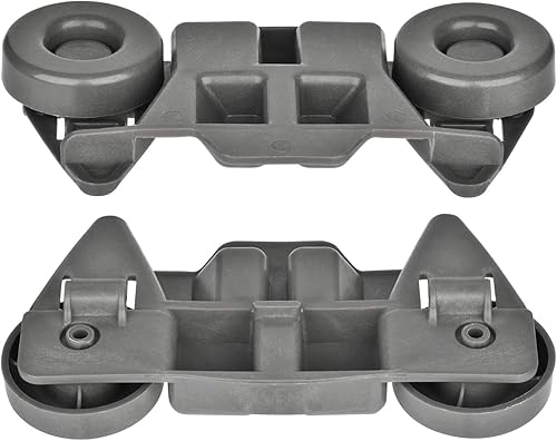 Miniatura 9 de Jolaxy Paquete de 4 ruedas para lavavajillas W10195416 de repuesto para Kitchen-Aid Whirlpool Maytag Kenmore JennAir Amana, ruedas inferiores ultra