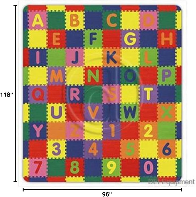 Play & Learn Soft & Safe SoftFloors 8'6" x 9'6" x 5/8" Alessco #1311