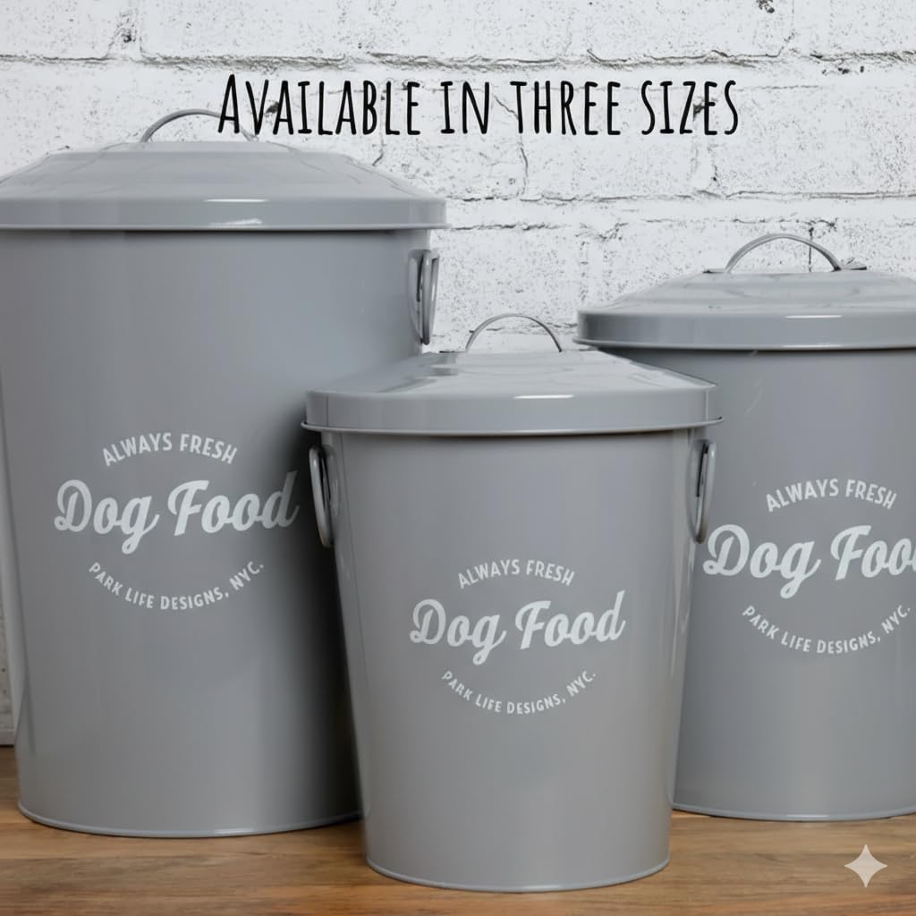 Park Life Designs Medium Food Storage Bin Andreas (Grey)