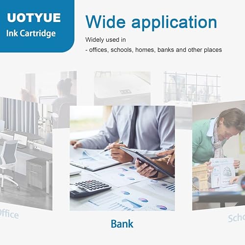 Miniatura 6 de Cartucho de tinta cian 728 de 4.4 fl oz (paquete de 2) – Cartucho de tinta Utye 728 (F9J67A) Reemplazo para HP 728 Ink Work con impresora T830 MFP y