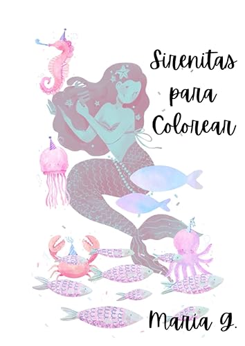 Sirenitas para Colorear (Spanish Edition)