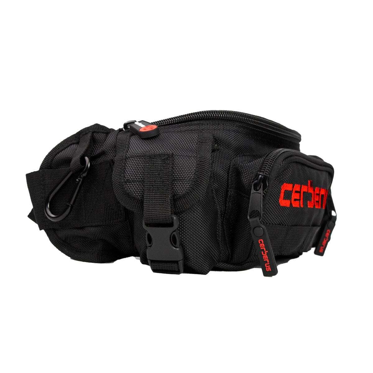 CERBERUS Strength Utility Bag – Große Bauchtasche/Umhängetasche, Schwarz, S