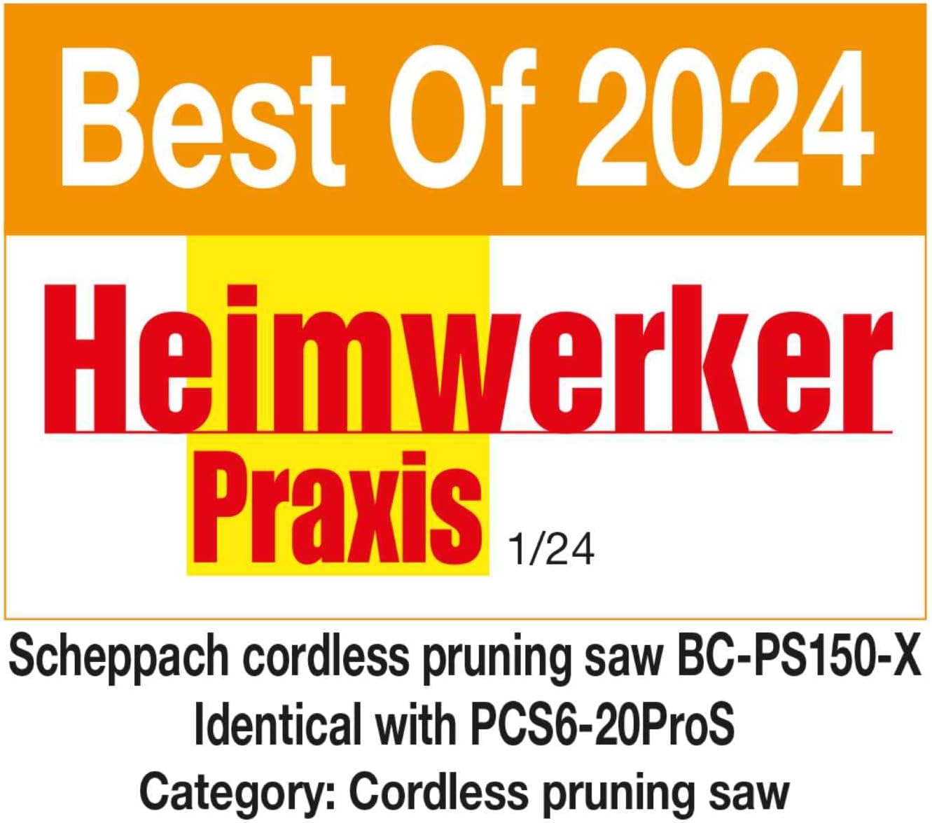 Close-up of the on/off safety switch on the handle of the pruning saw