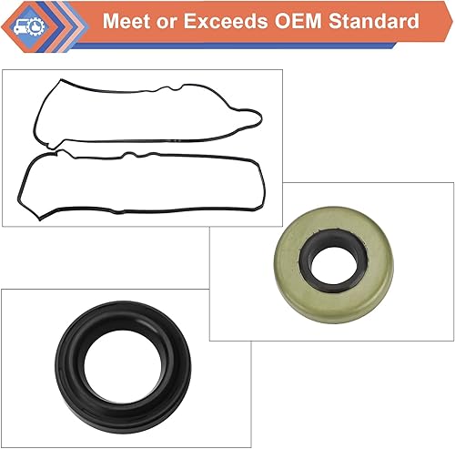 Miniatura 4 de ZONFANT Juego de juntas de tapa de válvula de motor, compatible con Lexus Vehicle 1998-2010 GS400 LS400 LS430 LX470 SC400 SC430, 1998-2009 4Runner