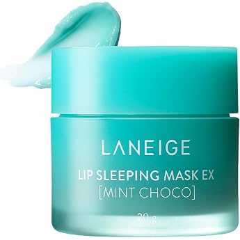 Lanage Lip Sleeping Mask, Mint Chocolate, 0.7 oz 20 g, Lip Balm, Moisturizing Korea