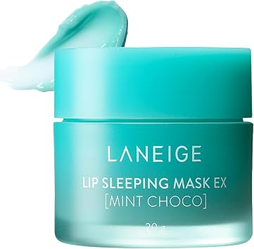 Lanage Lip Sleeping Mask, Mint Chocolate, 0.7 oz 20 g, Lip Balm, Moisturizing Korea