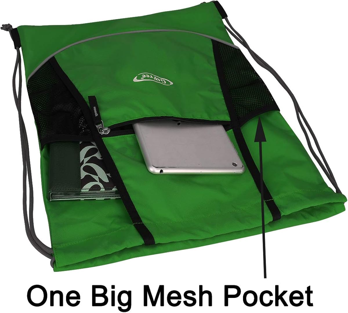 G4Free Drawstring Backpack 15L 20L String Backpack Drawstring Gym Bag Cinch Sack Pockets