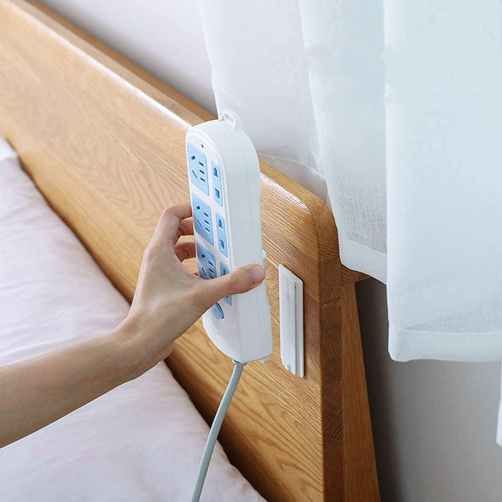 QARB Plastic Heavy Duty Self Adhesive Wall Hooks Holder Without Drill Hanger Sticker (2Pcs, Power Strip Holder), Multicolor (B0CR5R4TR9) Amazon Price History, Amazon Price Tracker