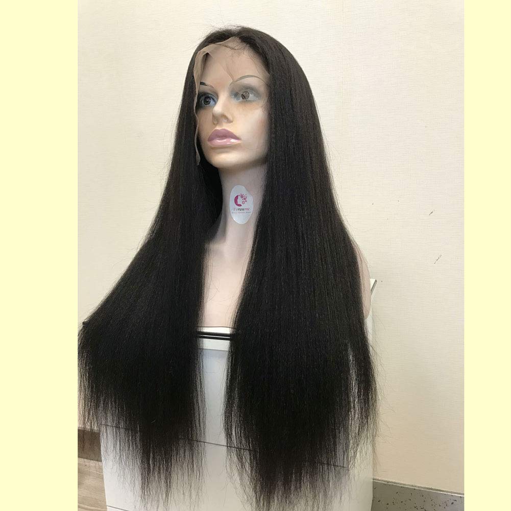 Amazon.com : Forawme Brazilian Virgin Human Hair Wigs With  display picture 3