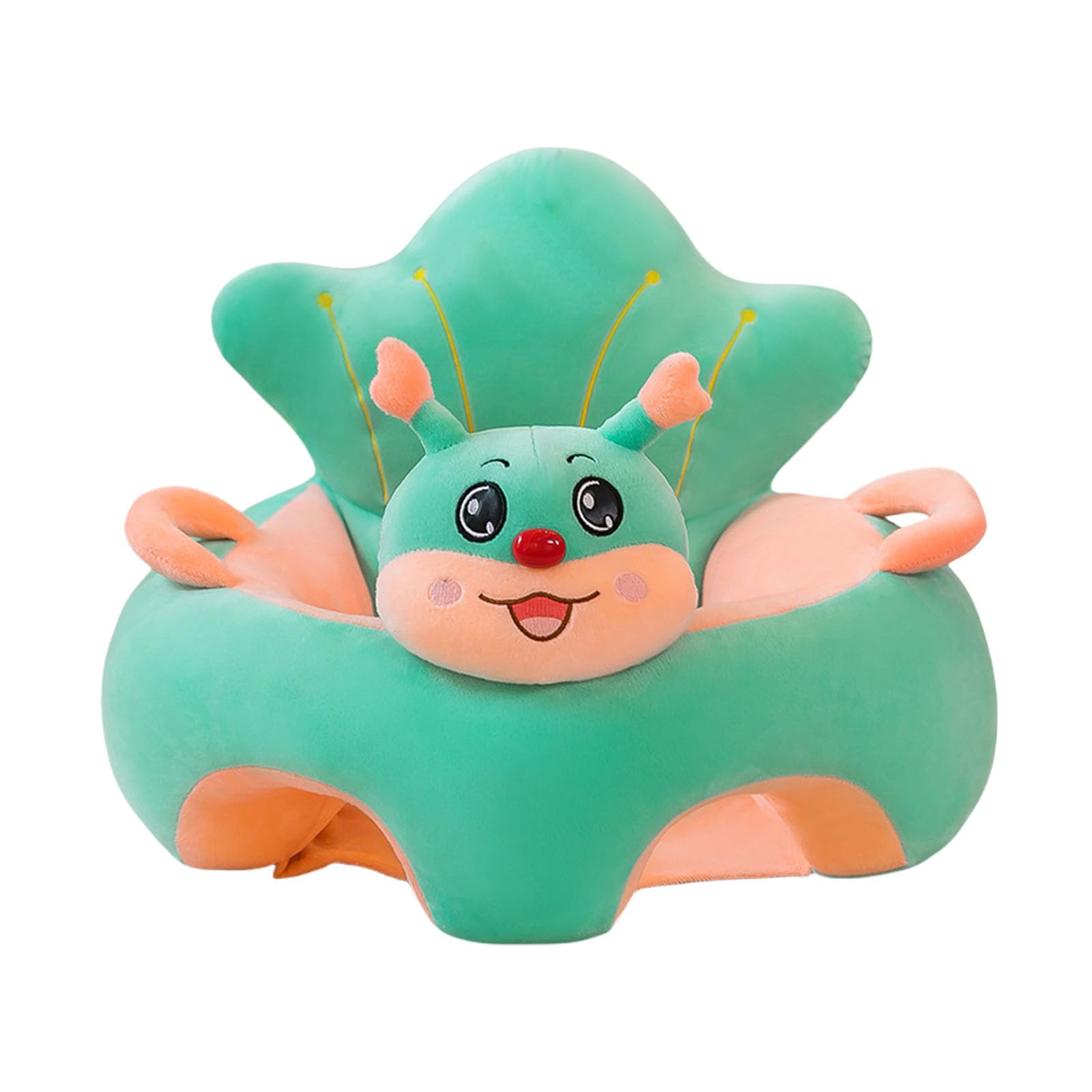 Baby Seat for Babies 3-36 Months, Cute and Comfortable Infant Floor Seat, Soft and Lightweight Baby Chair for Daily Use at Home or Travel (Green)