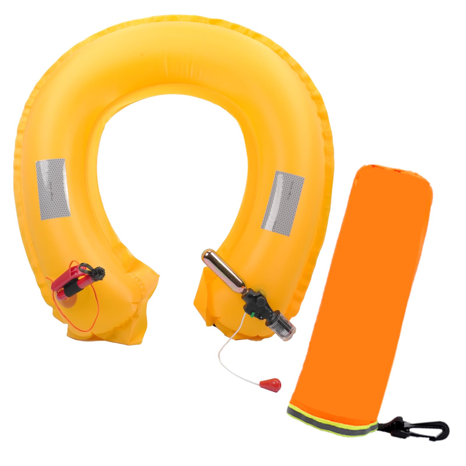 Falling Water Protection Lifebuoy Automatic Inflatable Portable Self-Rescue Lifebuoy Water-Sports Must-Have
