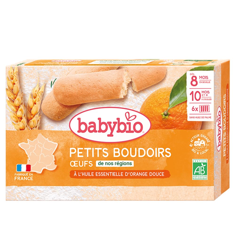 Babybio petits boudoirs biscuits bébé dès 8 mois 120g