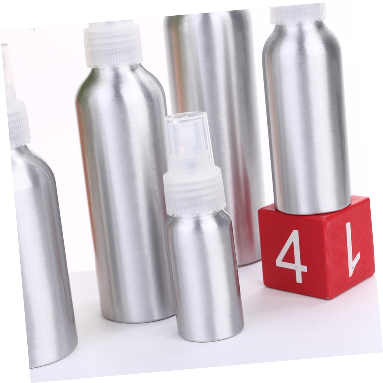 WOONEKY 10stücke Teiliges Aluminium Sprayflasche Nachfüllbare Travel Bottles Mit Transparentem Sprühkopf Für Parfüm Und Flüssigkeiten