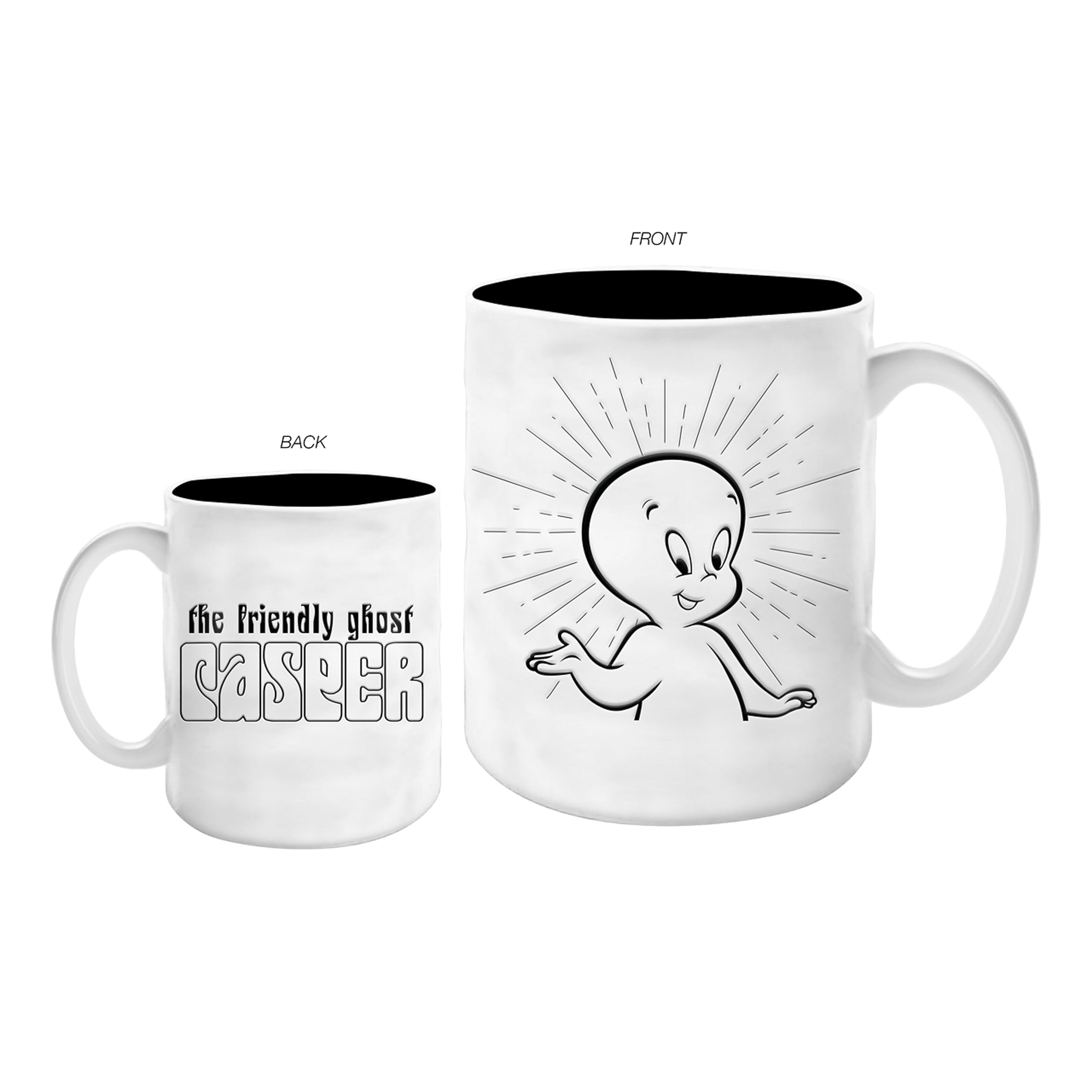 Silver Buffalo Wax Resist Ceramic Pottery Mug, 17 Ounces