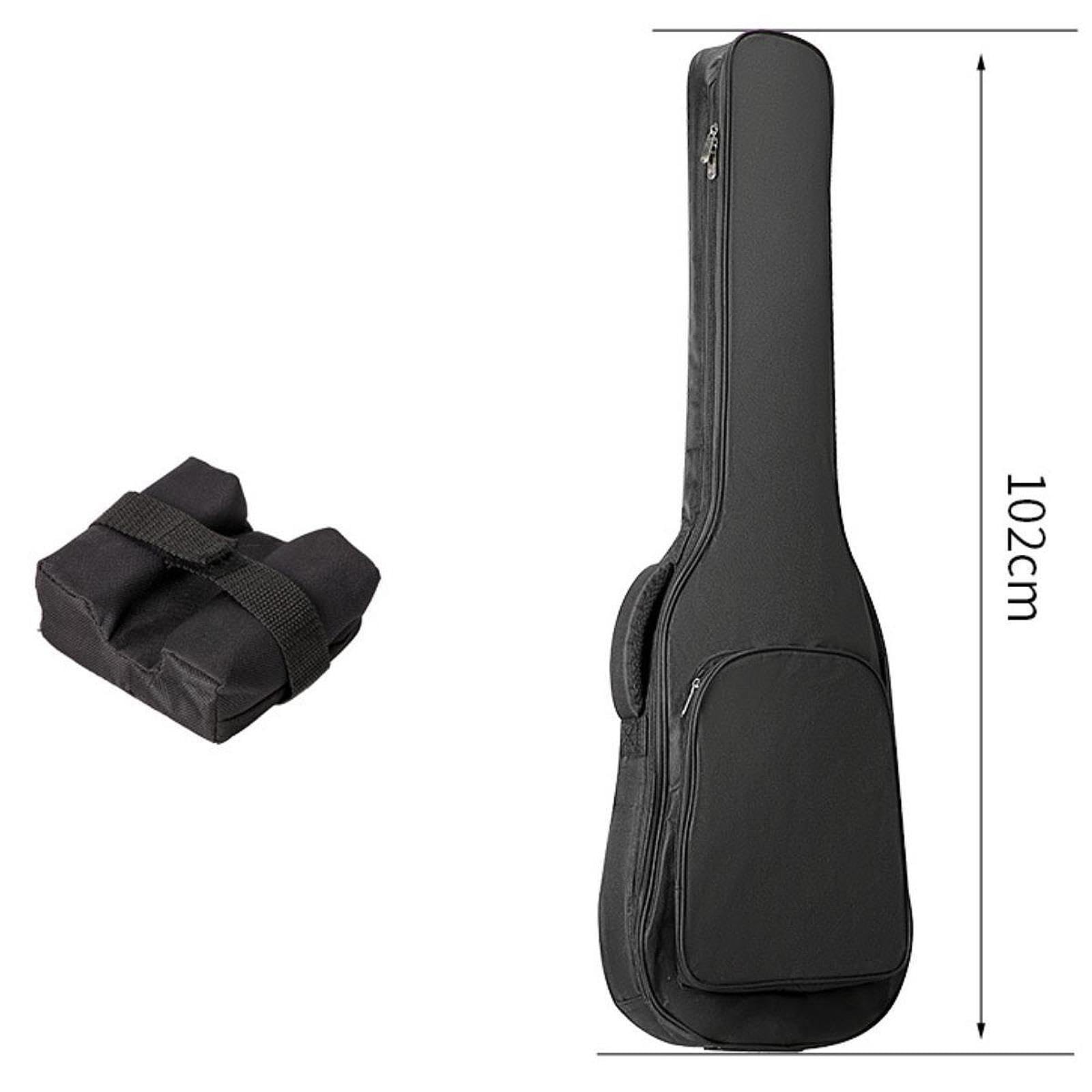 harayaa Bolsa de Guitarra Eléctrica Que Lleva La Protección de La Ropa de Oxford con Caja de Guitarra con Cremallera