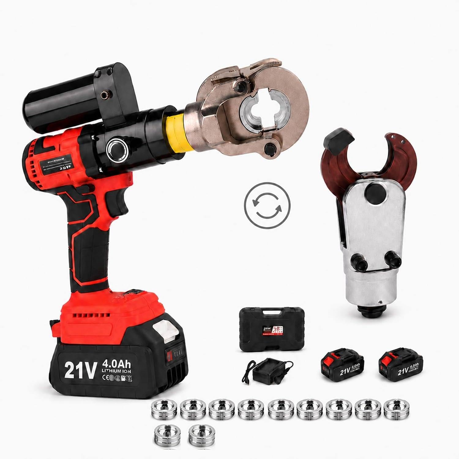 Elektryczna Zaciskarka Hydrauliczna do 16–300 mm² 2In1Kit