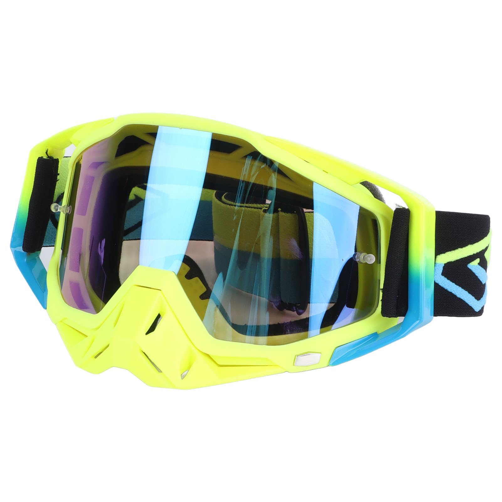 DAUZ Gafas de Motocross, Gafas de Motocicleta de TPU, Visión Clara para Viajes