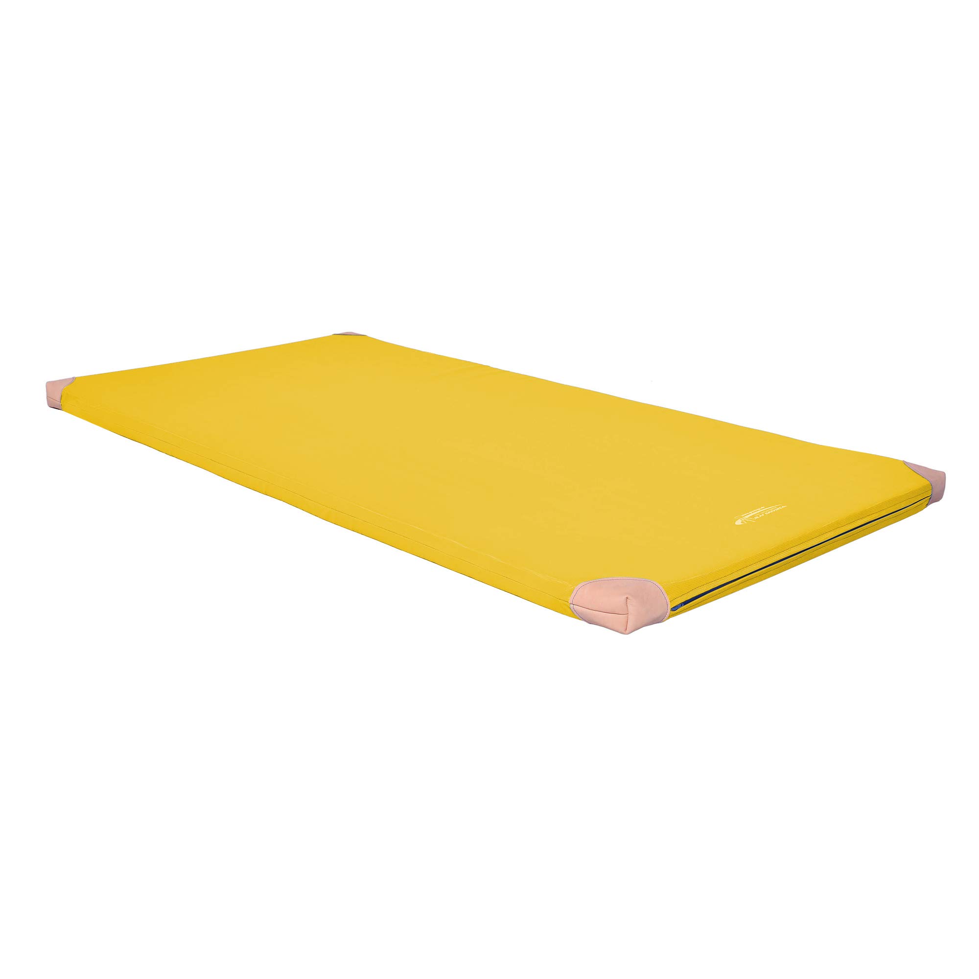Grevinga KIMA RG22 Spiel- & Turnmatte – Sehr Weiche Gymnastikmatte mit Lederecken, 200 × 100 × 6 cm