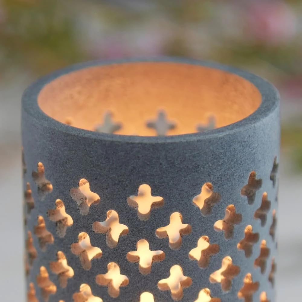 Lattice Pillar Tealight Holder