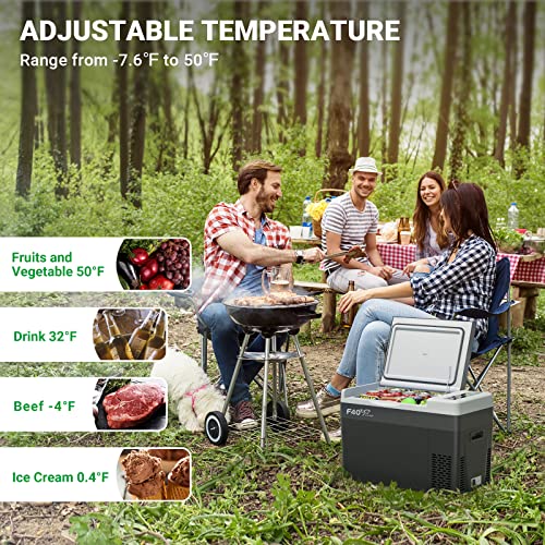 F40C4TMP Portable Refrigerator 30 Quart 12 Volt Fridge (-8℉~50℉) 28L Car Freezer With Compressor 110-240V AC For Camping, Truck, RV, Travel, Boat and Home Use F40C4TMP Portable Refrigerator 30 Quart 12 Volt Fridge (-8℉~50℉) 28L Car Freezer With Compressor 110-240V AC For Camping, Truck, RV, Travel, Boat and Home Use