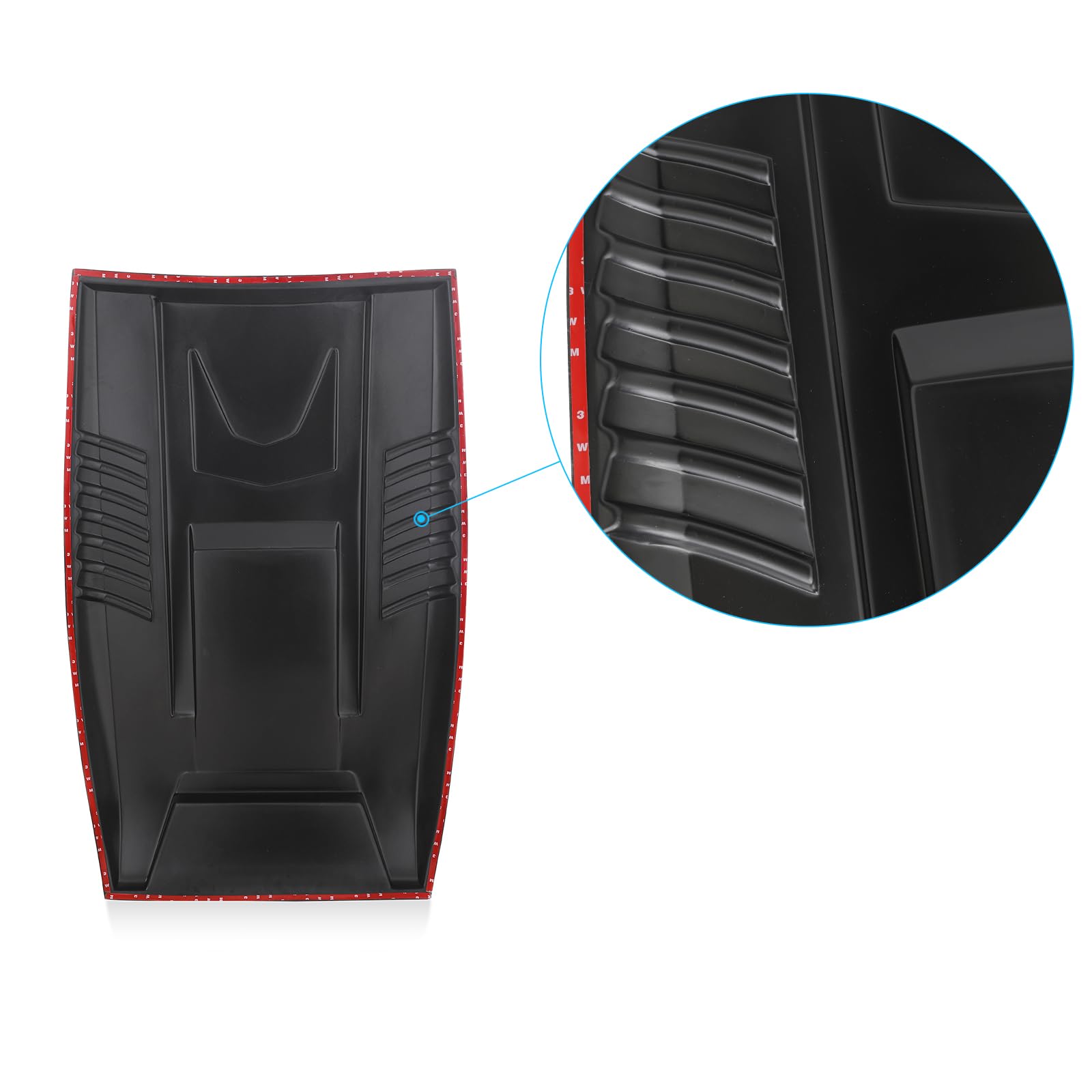 Pala grande para capó Protector de capó para Ford Ranger 2015-2022 Wildtrak Raptor Limited XL XLT Tremor Platinum T7 T8 MK2 MK3 ABS Paneles de capó