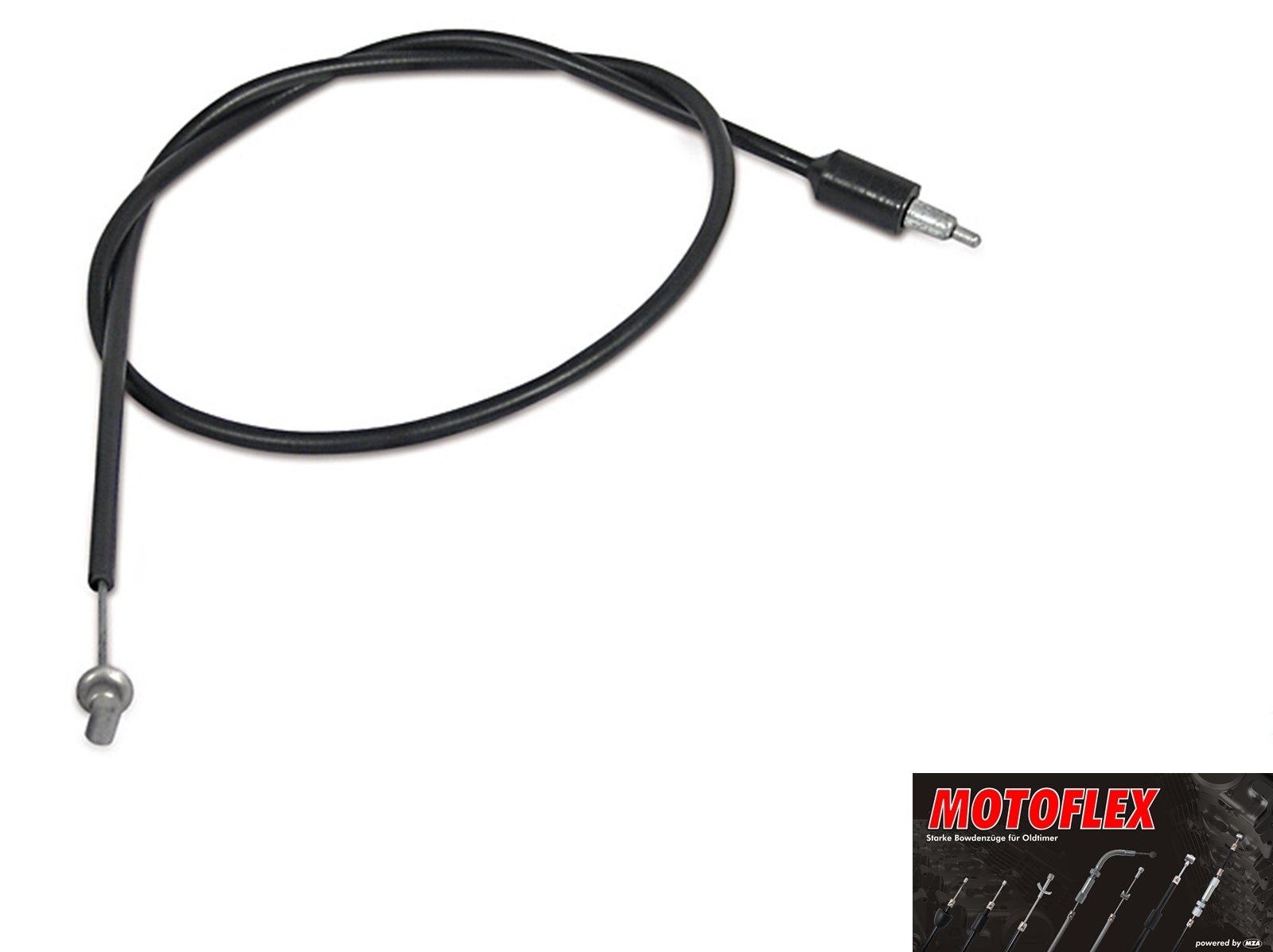 60157-G-S Simson Enduro, S70 für Bowdenzug Set mit Gas Brems Starter und Kupplungszug, Schwarz