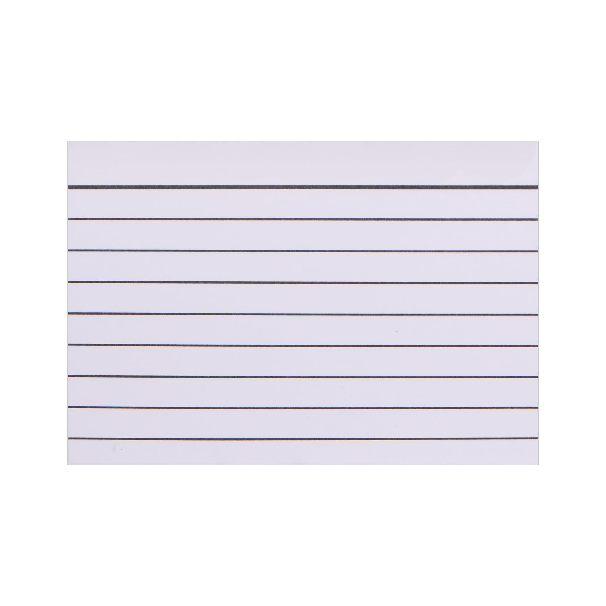 Idena 11188 - Indexkaarten DIN A6, 50 stuks gelinieerd, flashcards van 180 g /m² FSC-Mix papier in 4 kleuren, voor school en kantoor