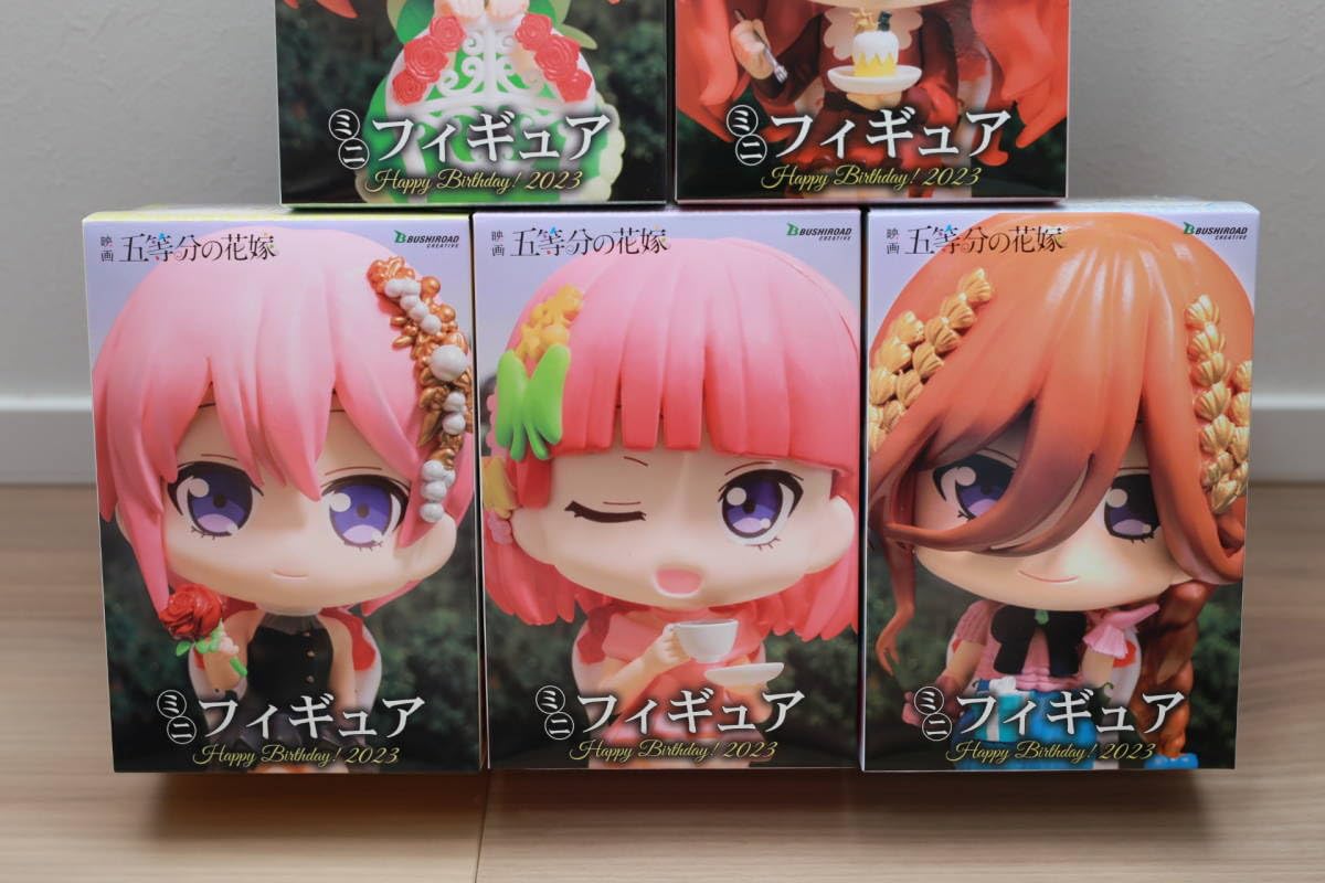 映画　五等分の花嫁 ミニフィギュア Happy Birthday!　全5種セット Amazon.co.jp: GIGO限定 映画 五等分の花嫁 ミニフィギュア Happy