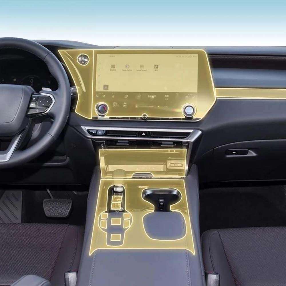 Película transparente de TPU para conservar el interior de Lexus RX 8