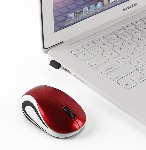 Miniatura 2 de Ratón inalámbrico lindo mini ratón de computadora para computadora portátil tamaño pequeño Ratones ópticos USB 3 botones 1000 DPI ratón inalámbrico