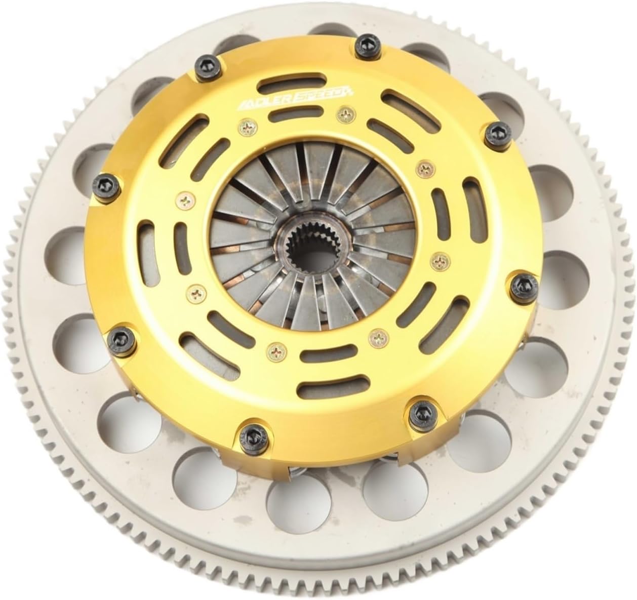 Race Twin Disc Clutch Compatible with Nissan Skyline GTS GTR R32 RB20DET/RB25DE/ RB26DETT /RB30E 5-Speed Medium