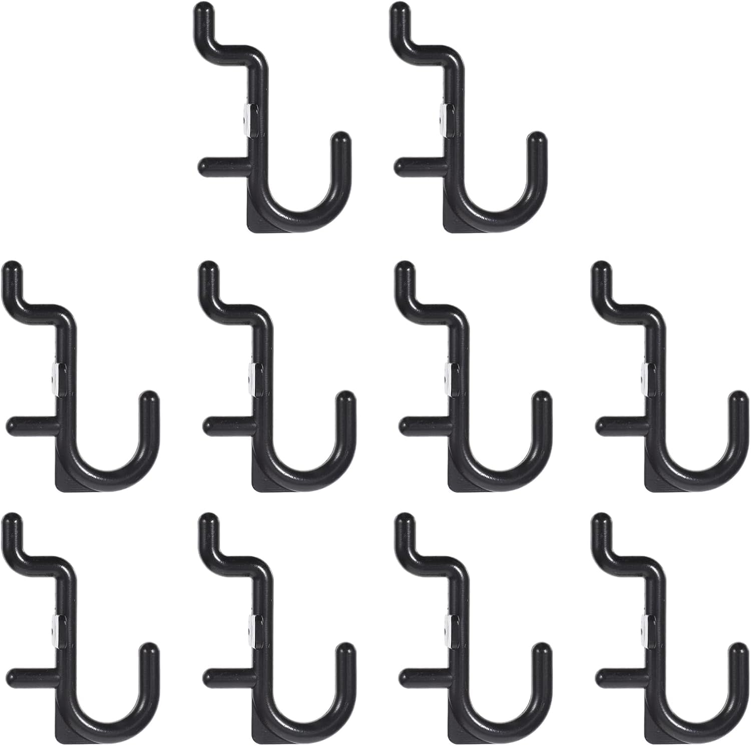 Stecktafel-Haken, 200 Stück, Geschäft, Zubehör, Arbeit, DIY, abschließbare Regale, Sortiment, Haken, Wandhaken, Form, Garage, Handwerk, J Crafts, Werkzeuge, Tafel, Klammern, Organizer, Schwarz, Organi