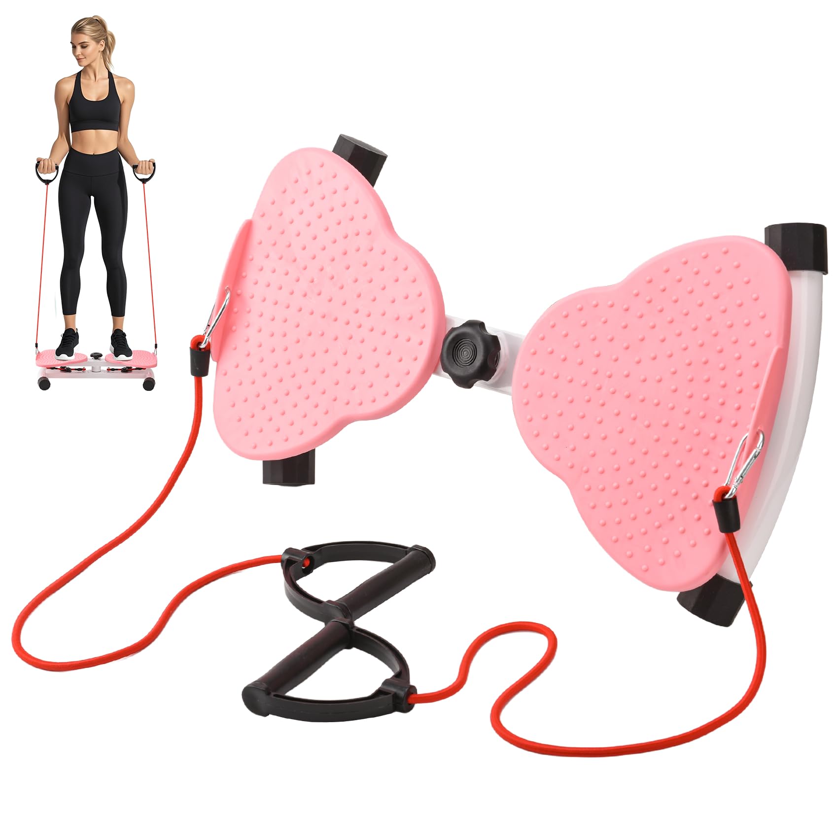 Torsion Disque de Taille, Twist Core avec Cordon de Serrage, Disque de torsion de la taille, Équipement de Fitness à Domicile, Plateau Tournant de Fitness pour Entraînement à Domicile