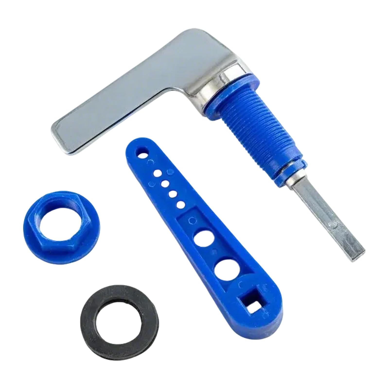 Buxuaaaa Blue Bathroom Toilet Flush Handle Replacement Toilet Flush Levers Handle Side Mount Zincs Alloy Trip Levers Easy To Use Handles