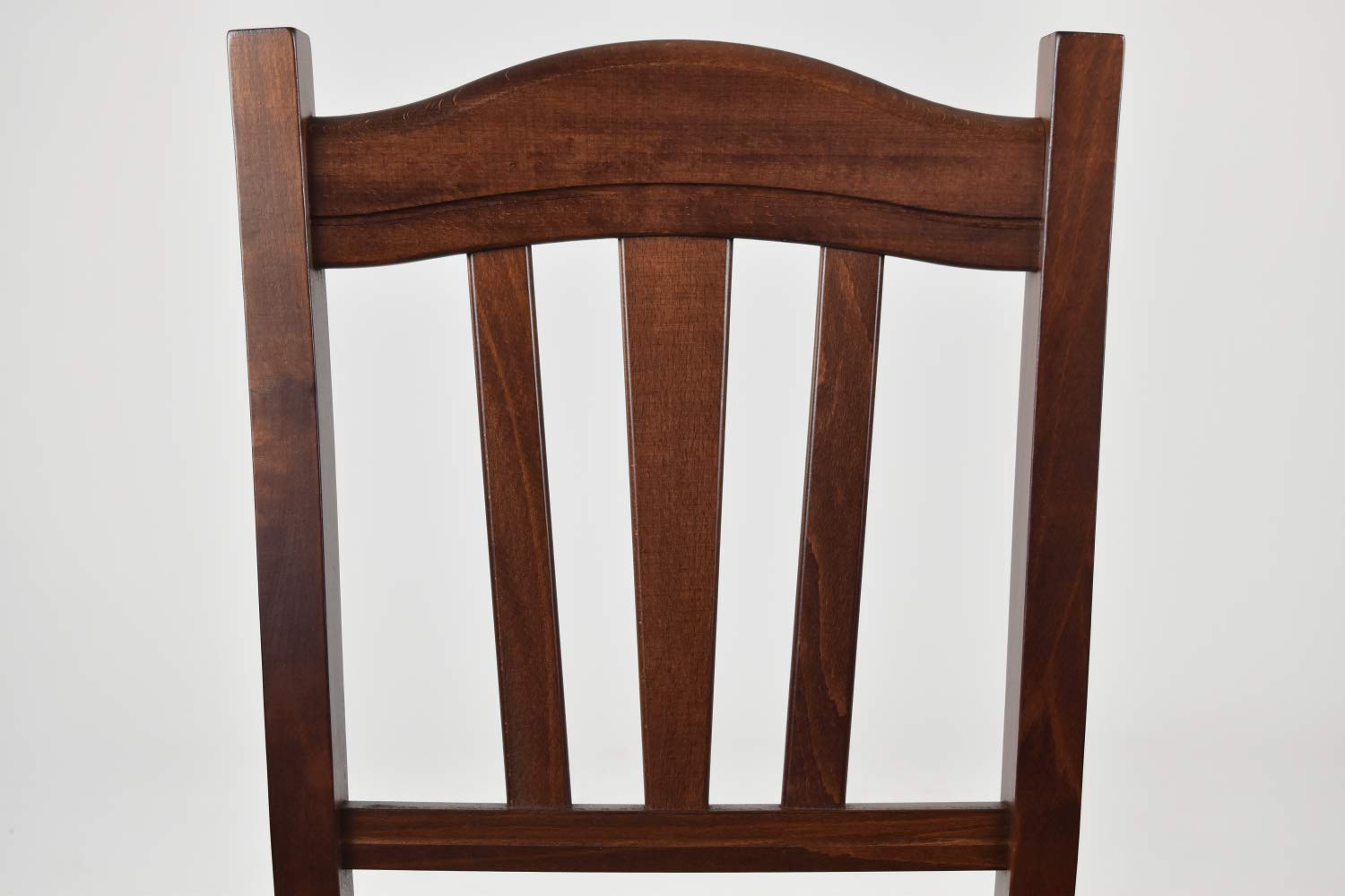 t m c s Tommychairs - Set 2 chaises Silvana pour Cuisine, Bar et Salle à Manger, Robuste Structure en Bois de hêtre peindré en Couleur Noyer foncé et Assise en Paille
