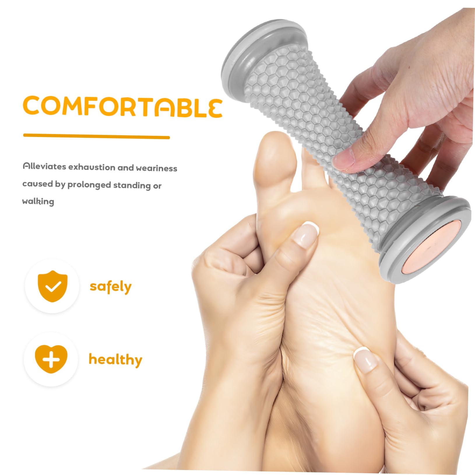 Beaupretty 2 Piezas Rodillo de Masaje para Pies Masajeador Plantar Multifuncional Ligero y Portátil del Estrés y Circulación para Uso Casa y