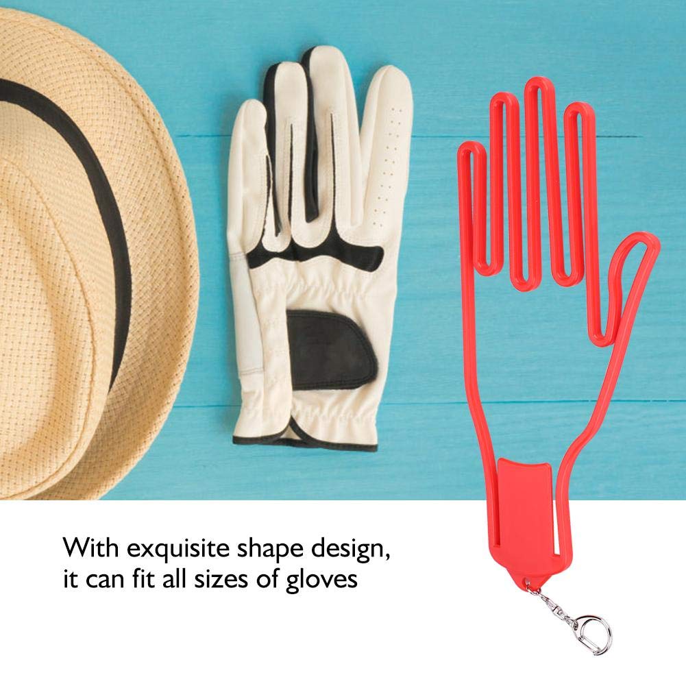 Gants de Golf Civière Support de Cintre, Gants de Golf en Plastique Keeper Civière Gants Support Cadre Rack Support Gant Shaper pour Golf, Baseball, Racquetball, Tennis et Football