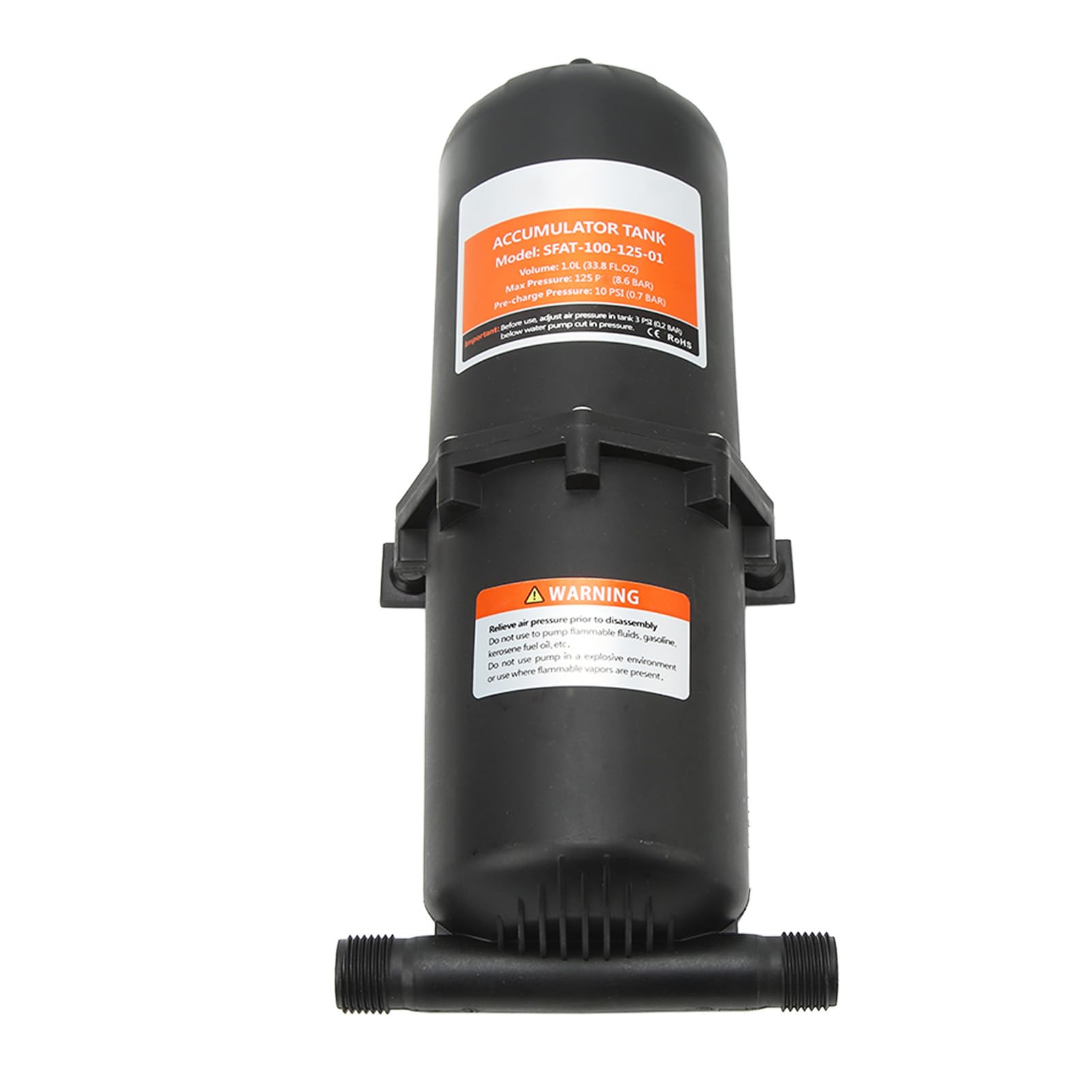 Réservoir de pression d'accumulateur, pompe à eau mise à jour de 1 litre pour bateau 23,5 oz Accumulateur de pression 125 PSI pour camping-car, yacht, marine, caravane, camping-car, voiture, bateau Réservoir de pression d'accumulateur, pompe à eau mise à jour de 1 litre pour bateau 23,5 oz Accumulateur de pression 125 PSI pour camping-car, yacht, marine, caravane, camping-car, voiture, bateau