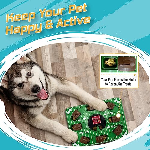 Image of Pets First NFL Arizona Cardinals Puzzle Toy for Dogs, Slow Feeder Board for Pets, Interactive Doggie Treat Toy
